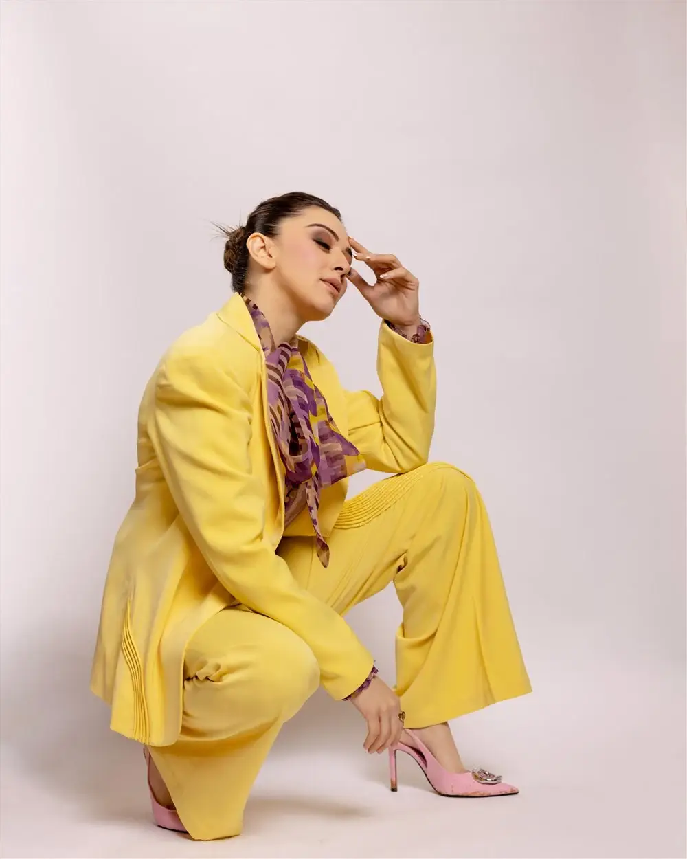 Hansika Motwani Photoshoot In Yellow Dress